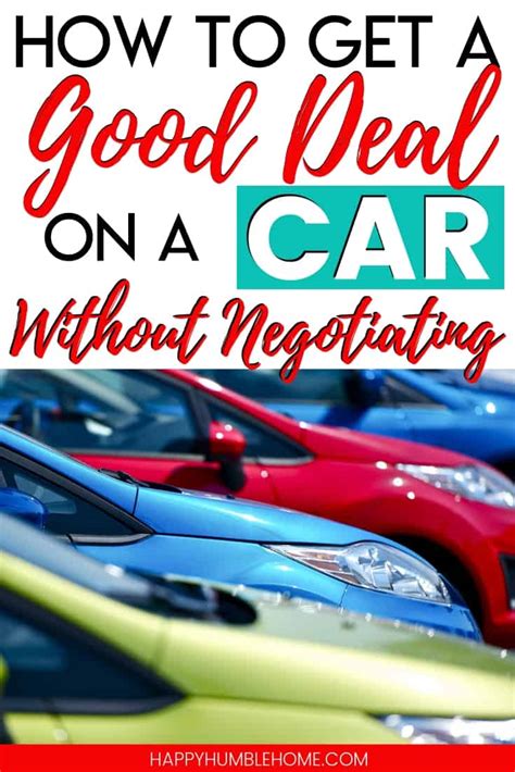 How to Get a Good Deal on a Car (when you're not good at negotiating ... 