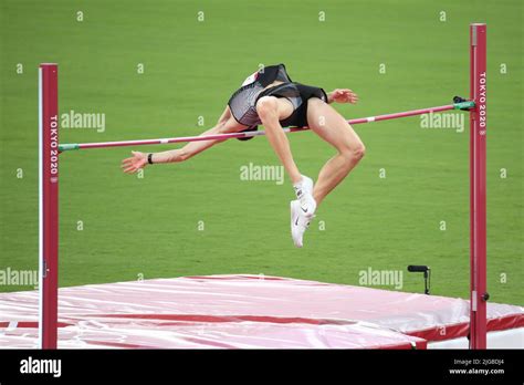 August 01st 2021 Tokyo Japan Hamish Kerr Of New Zealand Clears 2