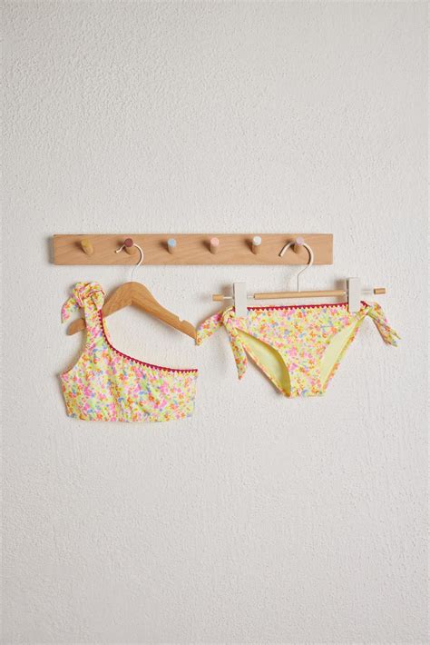 Colorful K Z Ocuk Bikini Tak M Desenli