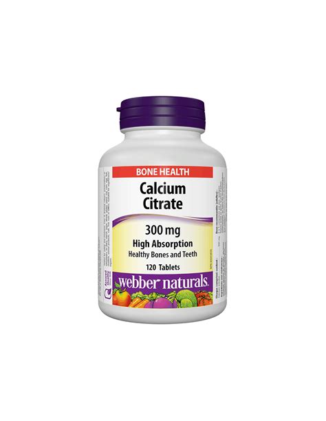 Calcium Citrate / Калций цитрат, 300 mg, 120 таблетки ️ ТОП Цена ️ 5016 ...