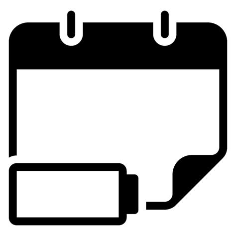 Battery Glyph Icon Vector Art At Vecteezy