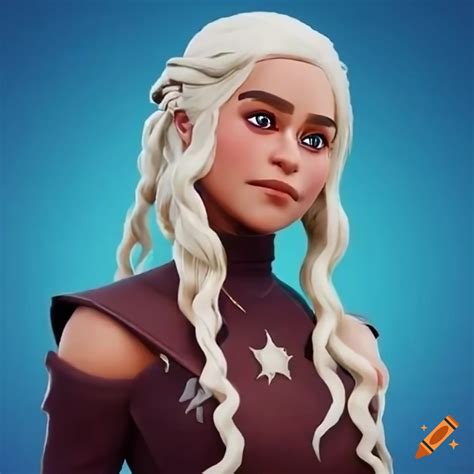 Daenerys Targaryen Character In Fortnite Game On Craiyon