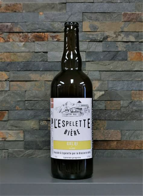 Lespelette Bi Re Galai Blonde Les Caves De Saint Esprit