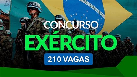 Concurso EsFCEx Exército 210 vagas pra quem tem ensino superior nas