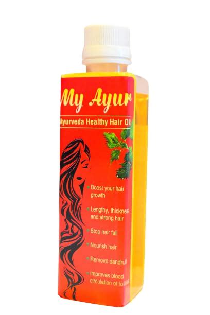 Buy My Ayur Organic Ayurvedic Hair Growth Healthy Hair Oil 100