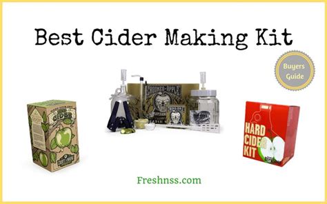 5 Best Cider Making Kit, Plus 1 to Avoid (2022 Buyers Guide) | Freshnss ...