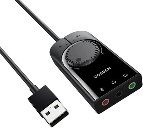 UGREEN USB External Stereo Sound Adapter 15cm Black Buy Best Price