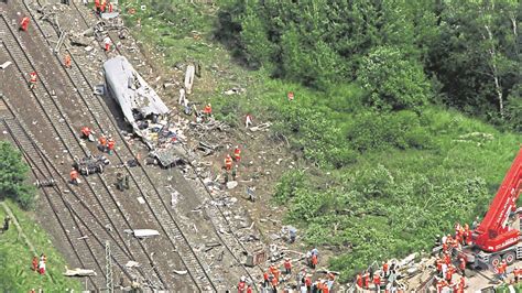 Zugunglück Ice Unglück Von Eschede Zug 884 Verunglückt 1998