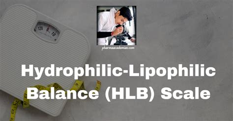 Hydrophilic Lipophilic Balance Hlb Scale Pharmaacademias