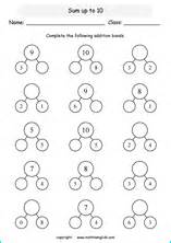 Cut Solve Number Bonds Primarylearning Org Worksheets Library