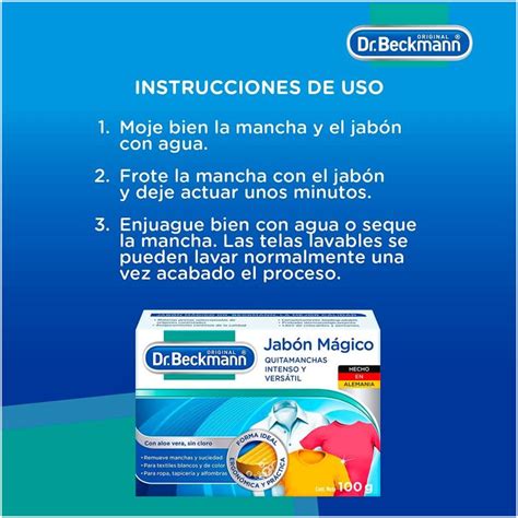 Dr Beckmann Jabon Magico Quitamanchas Intenso G Perfumeria Milagros