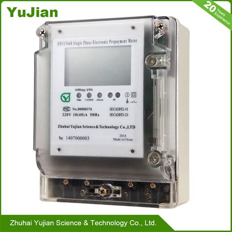 Single Phase Electronic Prepayment Meter For Industry And Home Use 2level Prepaid Meter And