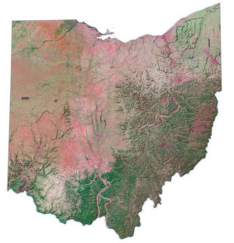 Map of Ohio - Cities and Roads - GIS Geography