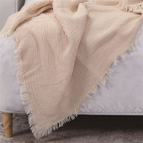cotton throw bright linens