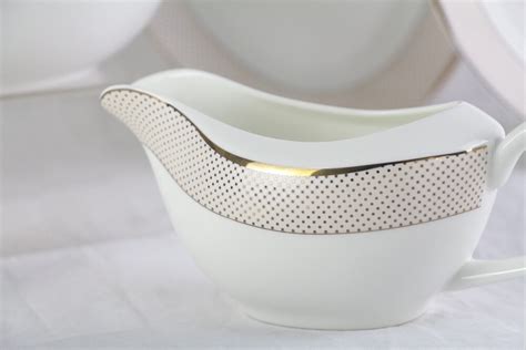 Посуда из костяного фарфора белая 26 предметов Bianko 26 pcs dinner set ...