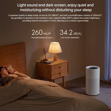 Xiaomi Mijia Pure Smart Fog-Free Humidifier 2, US Plug (White ...