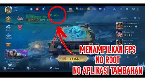 Cara Menampilkan FPS Di ANDROID Ketika Main Game NO ROOT NO