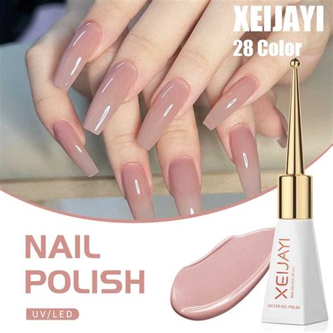 Jual XEIJAYI Kutek Gel UV Nail Polish Red Nude Pink Cat Kuku Murah Bagus Shopee Indonesia