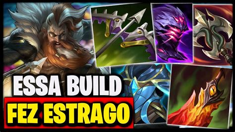 ESSA BUILD FICOU MUITO BRABA OLAF VS VOLIBEAR League Of Legends