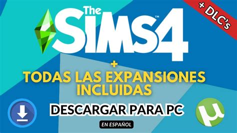 Descargar Los Sims 4 Deluxe Edition Todas Las Expansiones Para Pc En EspaÑol 2024 Youtube