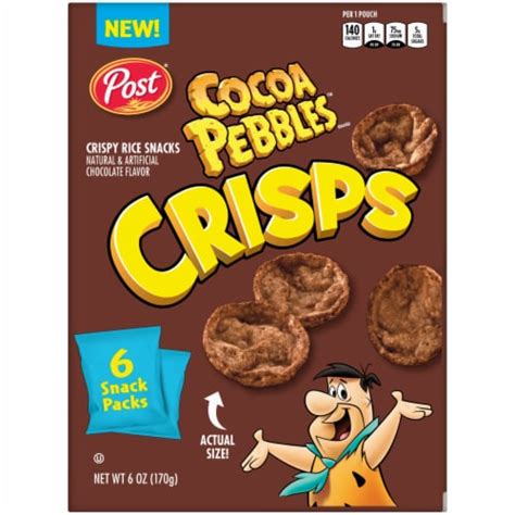 Post Cocoa Pebbles Crisps Baked Bite Sized Snacks Ct Oz Ralphs