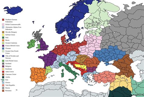 Europe if I made the borders: : r/2westerneurope4u