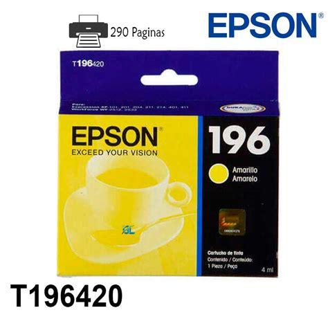 Tinta Epson T196420 AL Yellow XP 401 Original G Limagars Peru