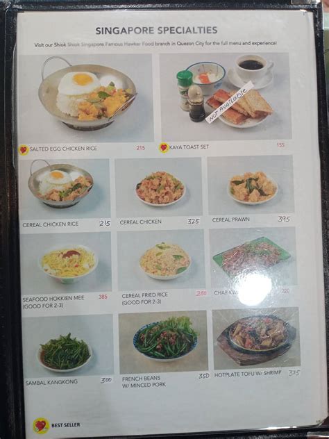 Menu At Eat Fresh Pasig C Raymundo Restaurant Pasig