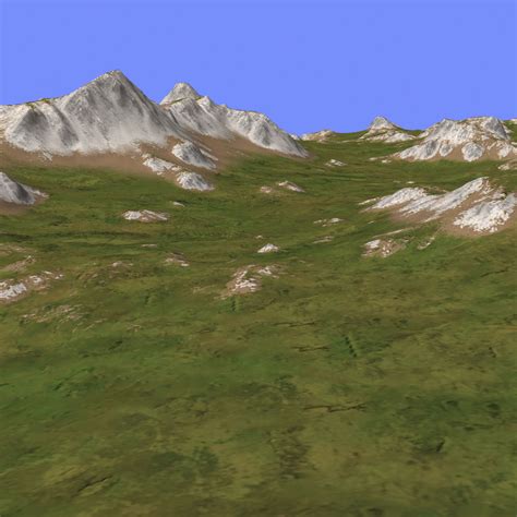 Grassy Terrain Tm D Model Max Unknown Free D