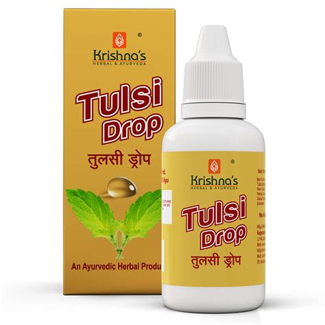 Buy Krishnas Al And Ayurveda Concentrated Drops Of 5 Rare Tulsi For