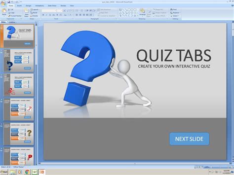 Animated Powerpoint Quiz Template Free Download - Printable Templates