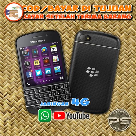 Jual Blackberry Q Single Sim Jaringan G Bisa Wa Dan Yt