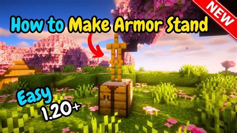 How To Make An Armor Stand In Minecraft Youtube