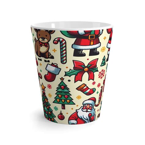 Christmas Coffee And Tea Mug Santa Claus Coffee Mug Etsy