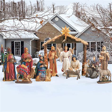 2 Dimensional outdoor Nativity Set