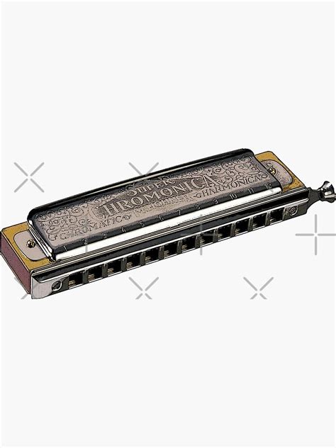 Harmonica Harmonica Sticker For Sale By Havocgirl Redbubble