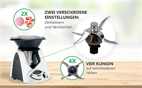 VIOKS nóż do robota kuchennego Vorwerk Thermomix TM31 nóż miksujący z