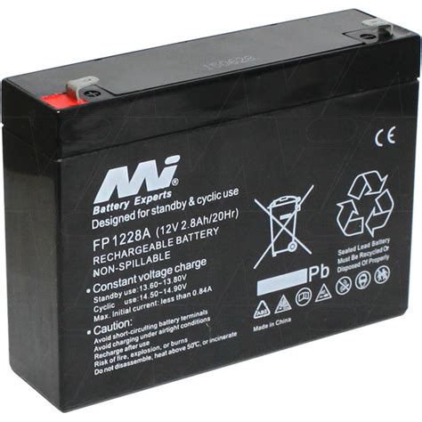 Master Instruments Fp1228a 12v 28ah Sealed Lead Acid Battery Replaces