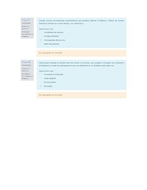 Examen semana 1 Segunda vuelta Logística Pregunta 1 Completada