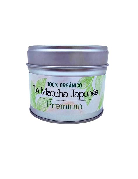 Comprar T Verde Matcha Premium Bio Lata G Granada Tea Company