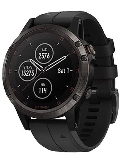 Garmin Fenix S Plus Stainless Steel Mm Waterproof Smartwatch With