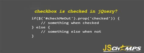 How Do I Check Whether A Checkbox Is Checked In Jquery Jschamps