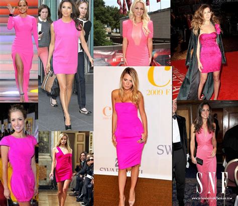 Celebrities wearing Pink | Pink party dresses, Dresses, Fashion