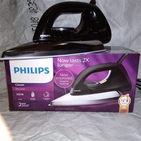 Jual New Setrika Philips Ceramic Hd Hitam Shopee Indonesia