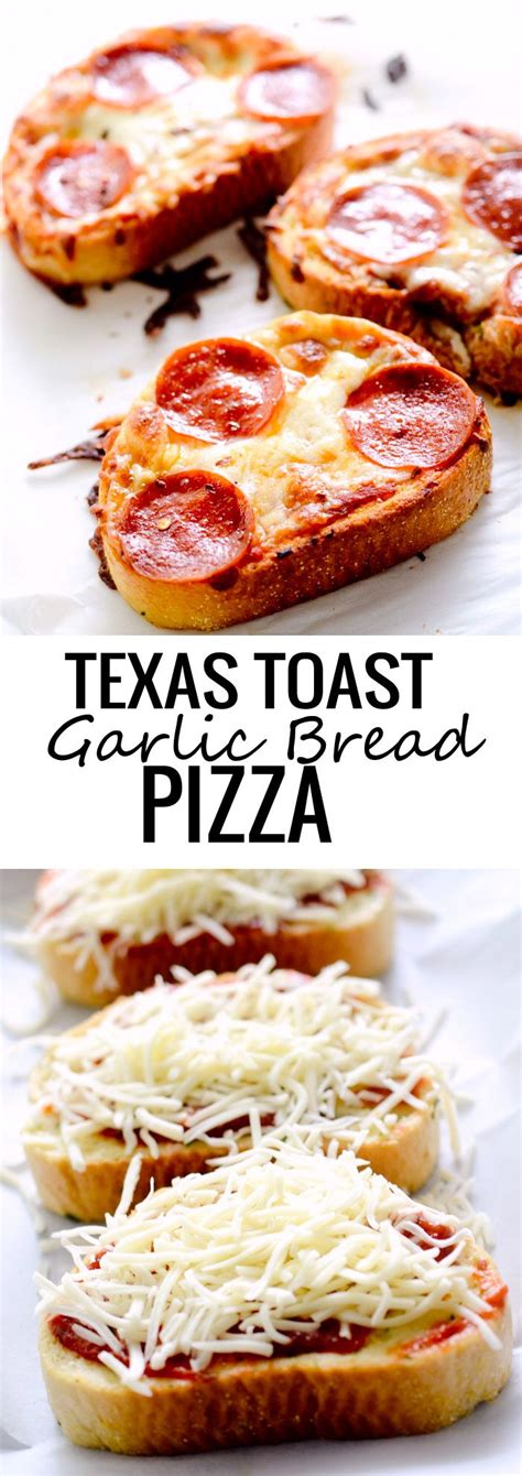 Texas Toast Garlic Bread Pizza Recipe Diaries Knittting Crochet