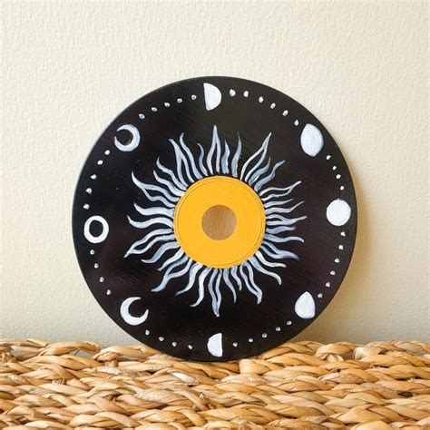 Moon phases | Vinyl art paint, Vinyl paintings, Art decor diy