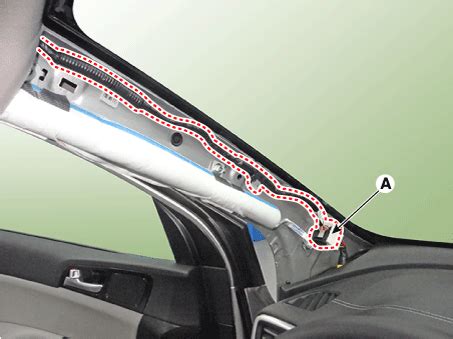 Kia Sportage Roof Trim Assembly Repair Procedures Roof Trim