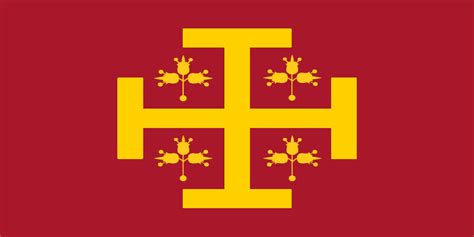 Holy Kingdom of Jerusalem Flag by MJ-maps-99 on DeviantArt