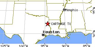 Carthage Texas Map