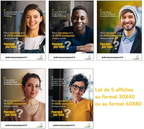 Affiche Campagne Devenir Enseignant Enseignement Catholique